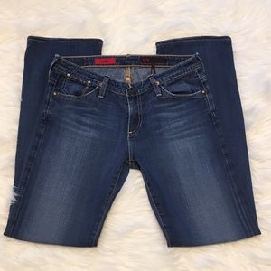 AG The Kiss Straight Leg Ankle Jeans
